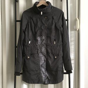 3Stones Vancouver Long Cozy Fall High Collar Utility Jacket